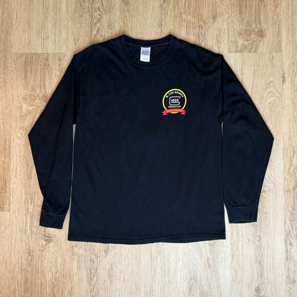 Gildan Long Sleeve T-Shirt This Glock Is Mine Quote Graphic Black L R. Lee - Picture 2 of 5